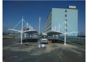 河北滄州膜結構停車棚